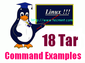 Példák a Linux Tar parancsokra