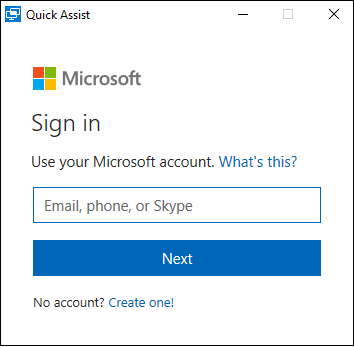 Войдите в систему с учетной записью Microsoft