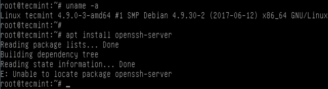 Eroare de instalare a pachetului pe Debian 9