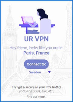 Браузер UR - со встроенным VPN