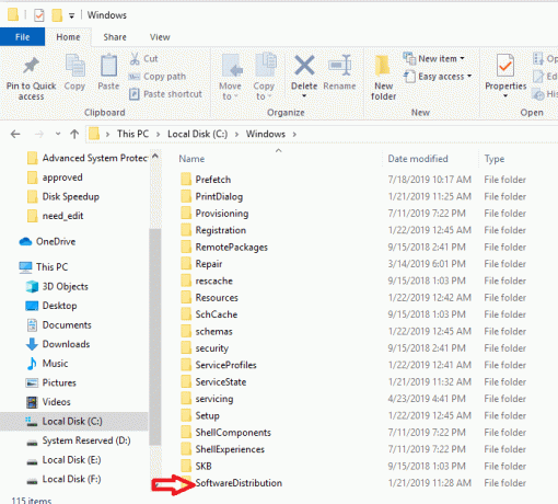 Deschideți folderul de fișiere în File Explorer