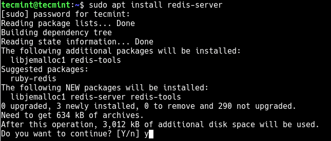 Redis unter Ubuntu installieren