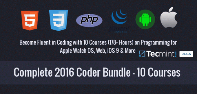 Completați pachetul Coder 2016
