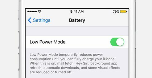 Augmentez facilement la durée de vie de la batterie dans iOS