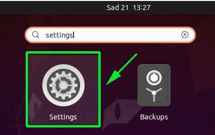 Ubuntu postavke