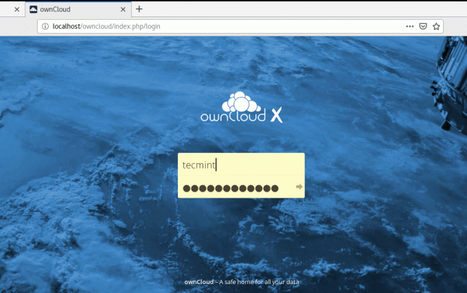 OwnCloud-login