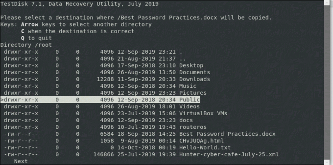 Опоравак избрисане датотеке у Линуку