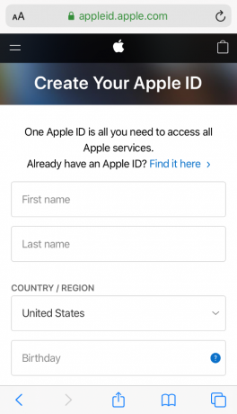 Информация об Apple ID