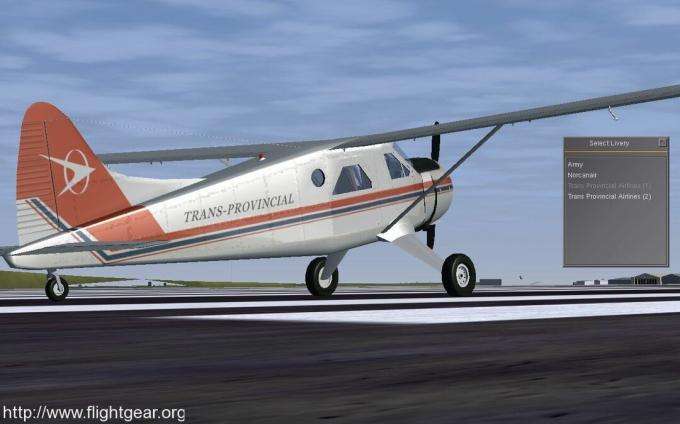 FlightGear 비행 시뮬레이터 