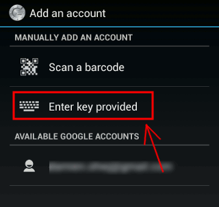 Секретний ключ Google Authenticator