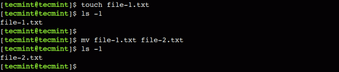 Rinomina file in Linux