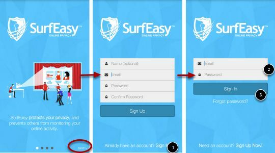 SurfEasy VPN для Android