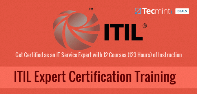 Instruire certificare expert ITIL