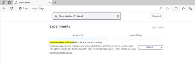 Tampilkan efek visual Windows 11 di bilah judul & bilah alat
