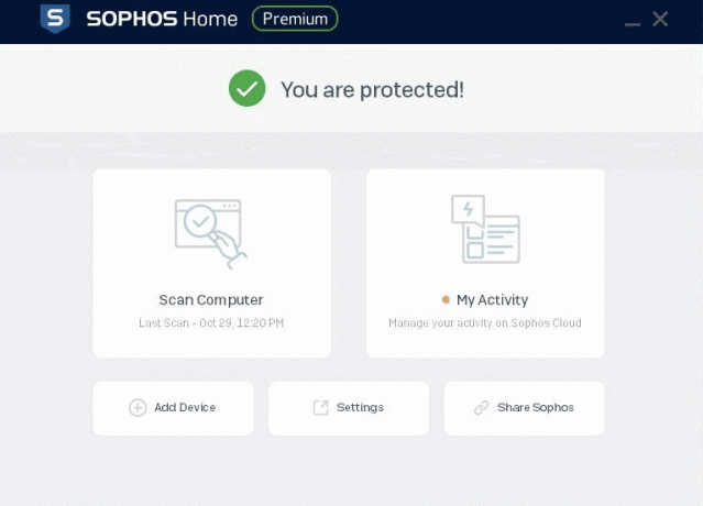 Antivirus gratuito de Sophos