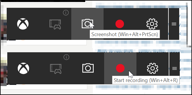 Grabador de pantalla de Windows 10
