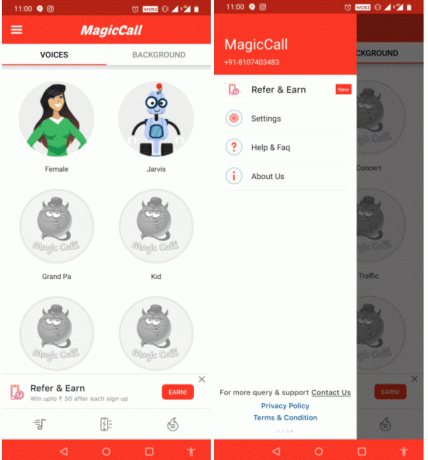 MagicCall - aplicație de schimbare a vocii
