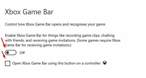 Upotrijebite gumb za prebacivanje na traci za igre Xbox