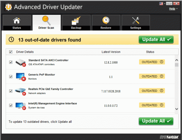 Advanced Driver Updater - nástroj na aktualizáciu ovládačov