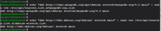 데비안에 MongoDB 저장소 추가