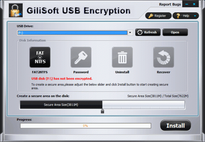 Criptare USB GiliSoft