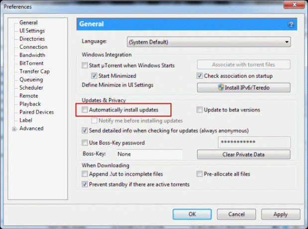 Perbarui & Hapus Instalasi uTorrent Di Windows 10