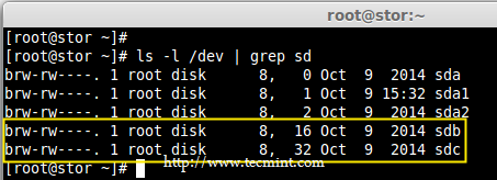 Проверьте жесткие диски в Linux
