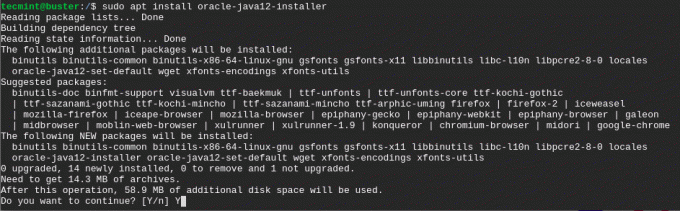 Instalirajte Oracle Java 12 na Debian 10