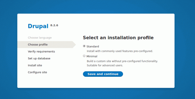 Drupal instalacijski profil