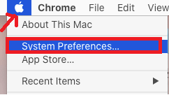 Preferencias del sistema - mac