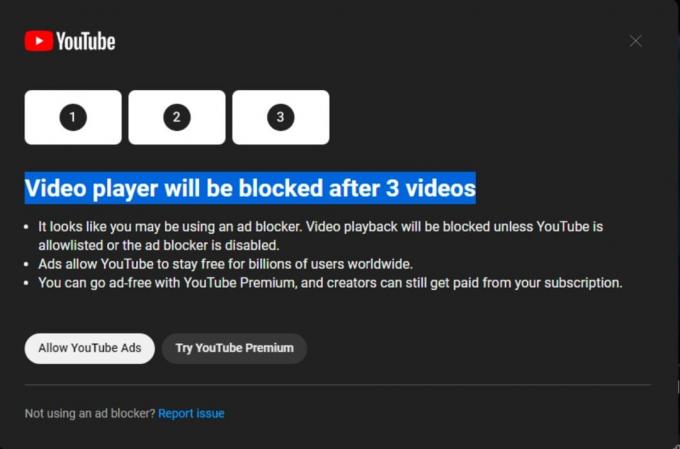 Cel mai recent test de la YouTube dă în jos blocanții de anunțuri