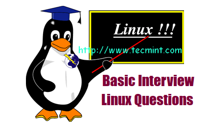 기본 Linux 인터뷰 질문
