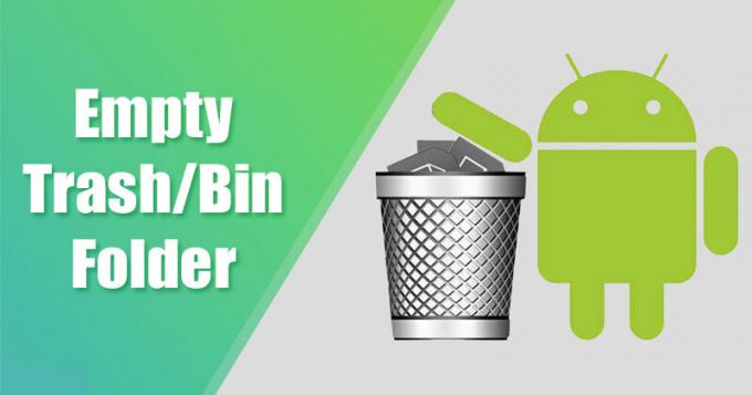 Cum să goliți dosarul Coș de gunoi pe Android