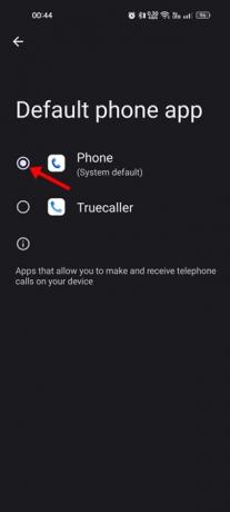 Telepon (Default Sistem)