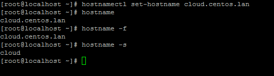 Imposta il nome host del sistema Linux