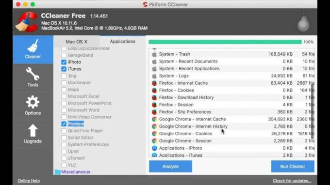 CCleaner - Software Cleaner pentru Mac