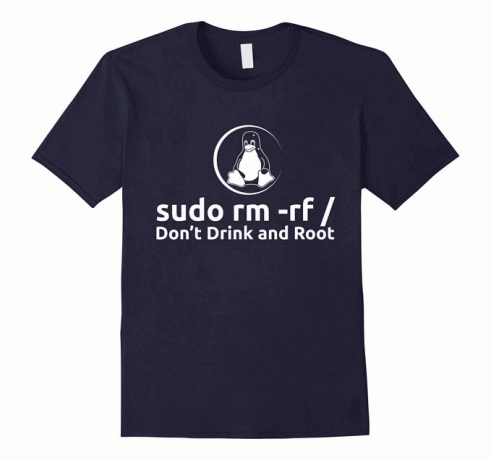 Linux sudo rm -rf T-Shirt