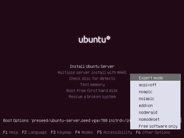 „Ubuntu Expert“ režimas